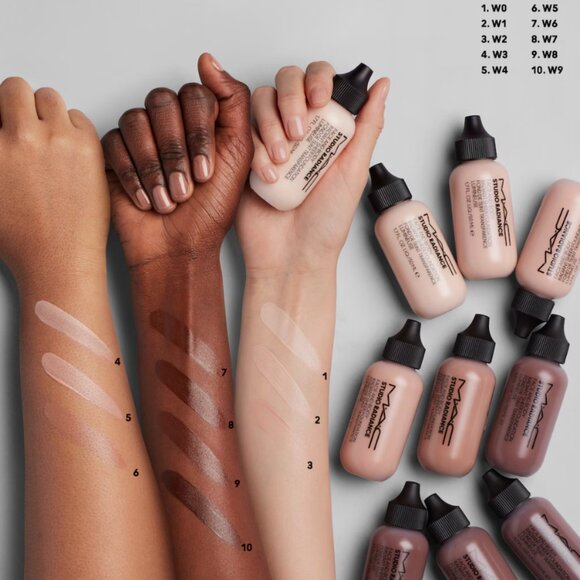 MAC Studio Radiance Face & Body Radiant Sheer Foundation -W8 - Picture 4 of 7